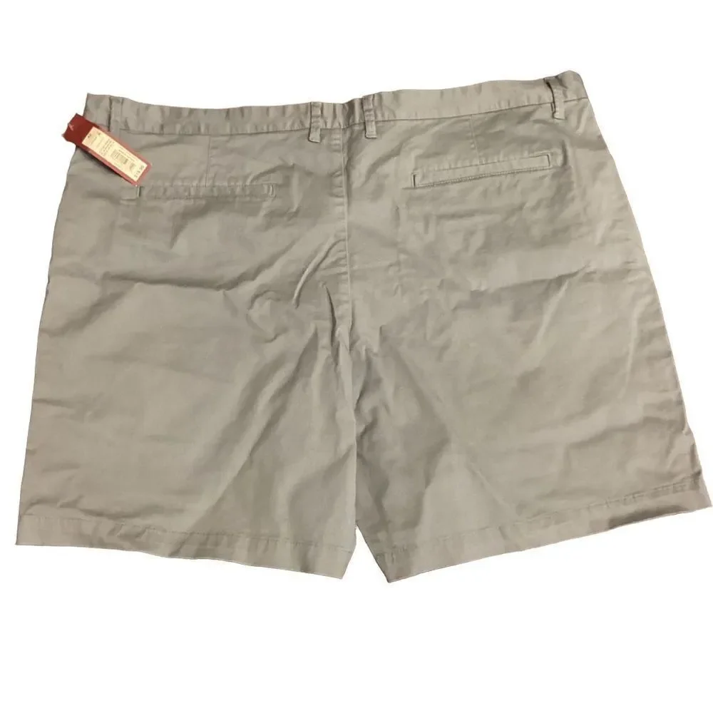 NWT Merona Flat Front Light Gray Shorts Size 42